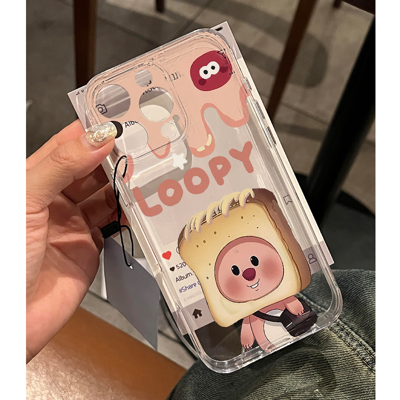 可爱吐司小海狸适用苹果16手机壳iphone15promax华为p70新款vivos19卡通opporeno13小米14荣耀200红米K80防摔