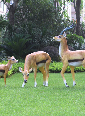 发光大型仿真动物藏羚羊