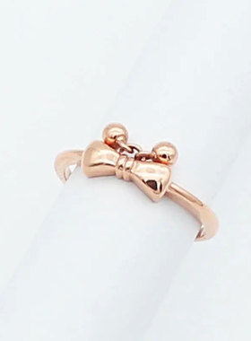 俄罗斯585紫金戒指女款轻奢精致礼物时尚简约设计感气质奢华小众