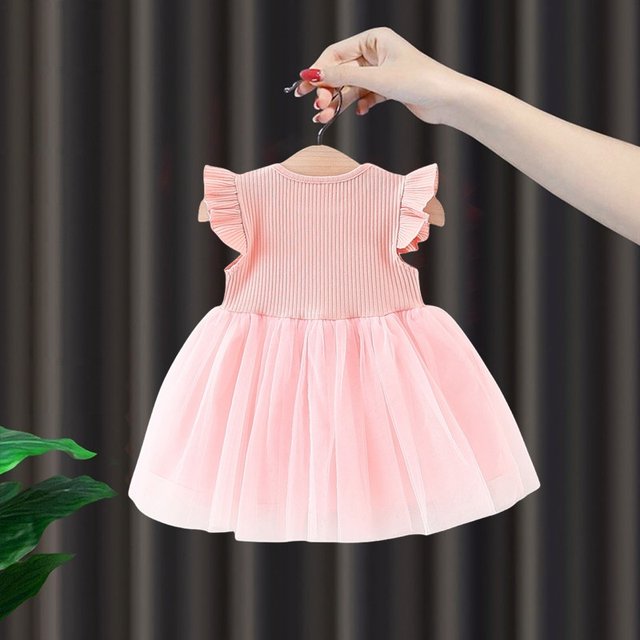 Girls' dress summer 2025 new children's clothing