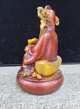 纯铜财運到财神爷佛像家用文财神爷神像客厅办公室店铺乔迁礼品摆