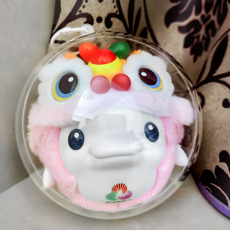 大湾鸡保护套娃包亚克力球保护壳鸡笼毛绒收纳防尘展示痛包遛娃包,淘宝优惠券,粉丝福利购,淘宝优惠卷