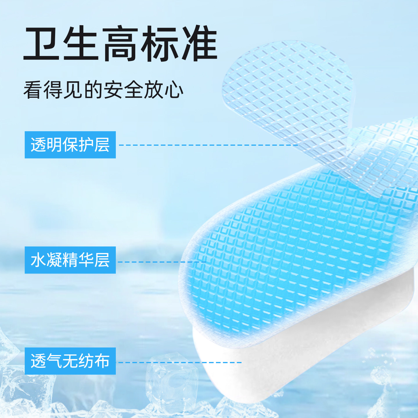 叶黄素冰敷眼罩眼冷敷清润透气眼部健康冰凉贴眼贴10片DT,淘宝优惠券,粉丝福利购,淘宝优惠卷