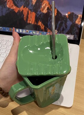 蹲厕陶瓷杯水杯创意个性搞怪马克杯恶搞送朋友蹲便器杯子整蛊礼物