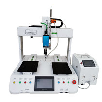 Shenzhen Dongguan Ruibo full automation lock screw machine manufacturer blow-type single-head double platform screw-beating servo electric driver