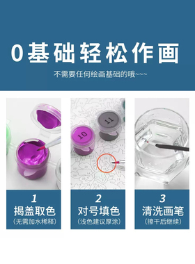 定制diy数字油画玉桂狗三丽鸥