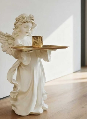 天使爱丽丝落地摆件复古法式软装