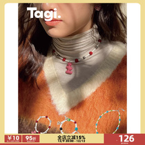Tagi < i> Imagine pearl letter stone acrylic bracelet elastic hand string necklace