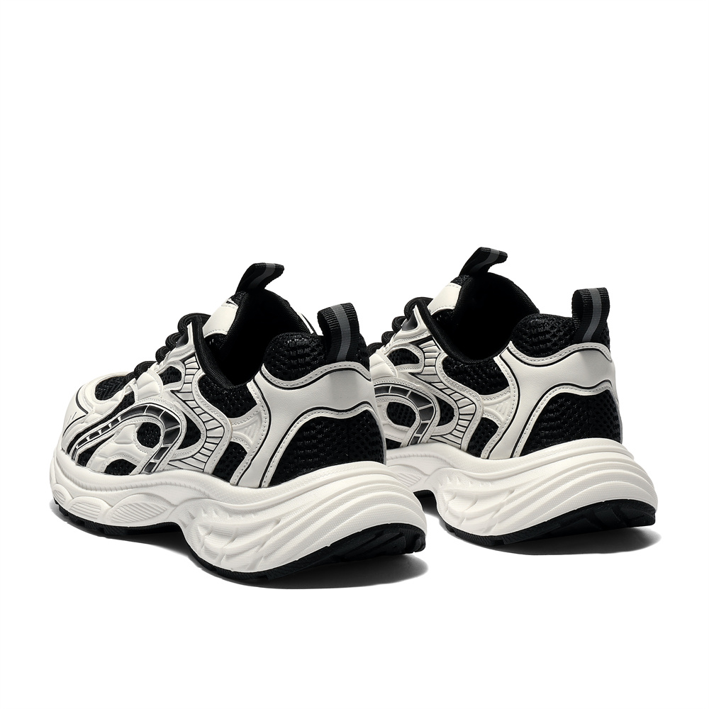 森达休闲运动鞋男2025秋新网面老爹鞋商场同款厚底休闲鞋1YM01CM5 - 图2