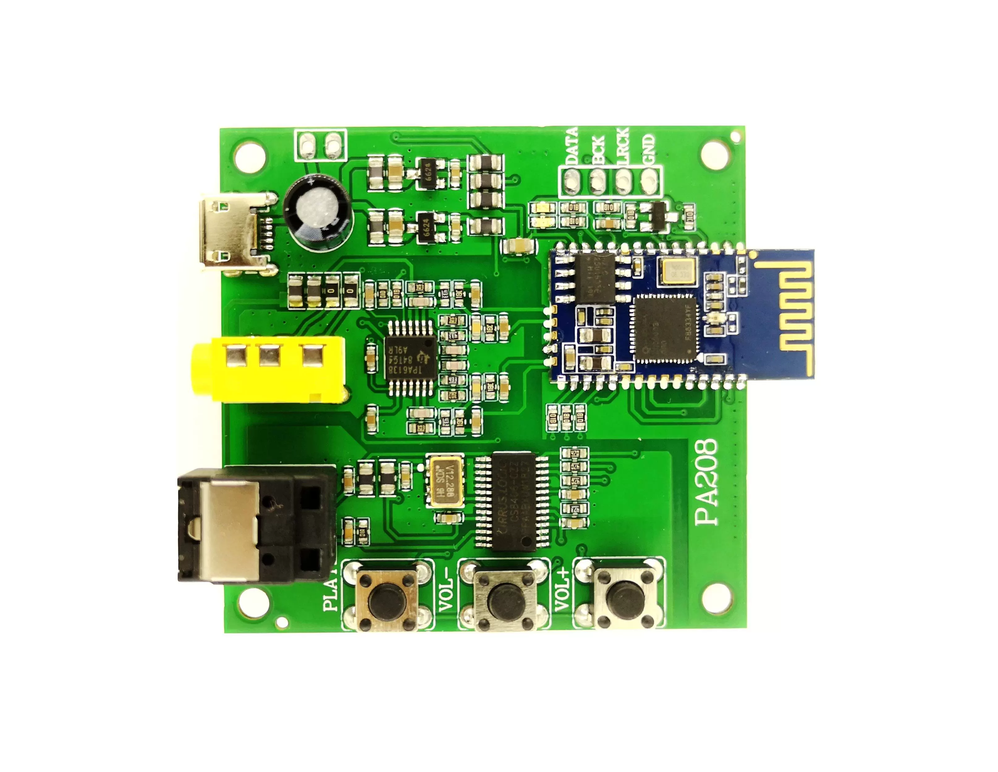 PA208 Bluetooth 5.0 аудио-приемный модуль QCC3003 оптоволокно моделирование I2SIIS выход