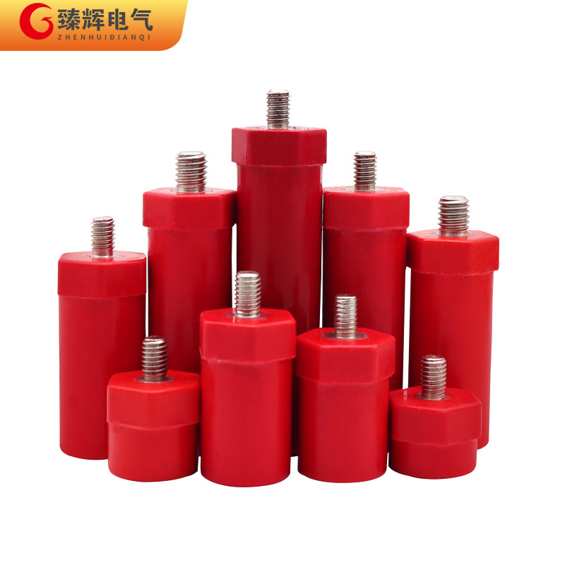 JYZ20红色绝缘子m6绝缘支柱45低压m10半杆接线柱m5电箱配电设备m8,淘宝优惠券,粉丝福利购,淘宝优惠卷