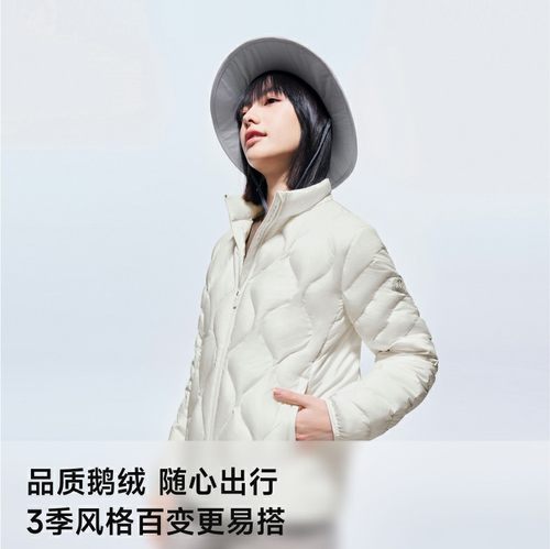 【鹅绒】波司登户外春季2024短款轻薄羽绒服女士保暖内胆三防外套-图0