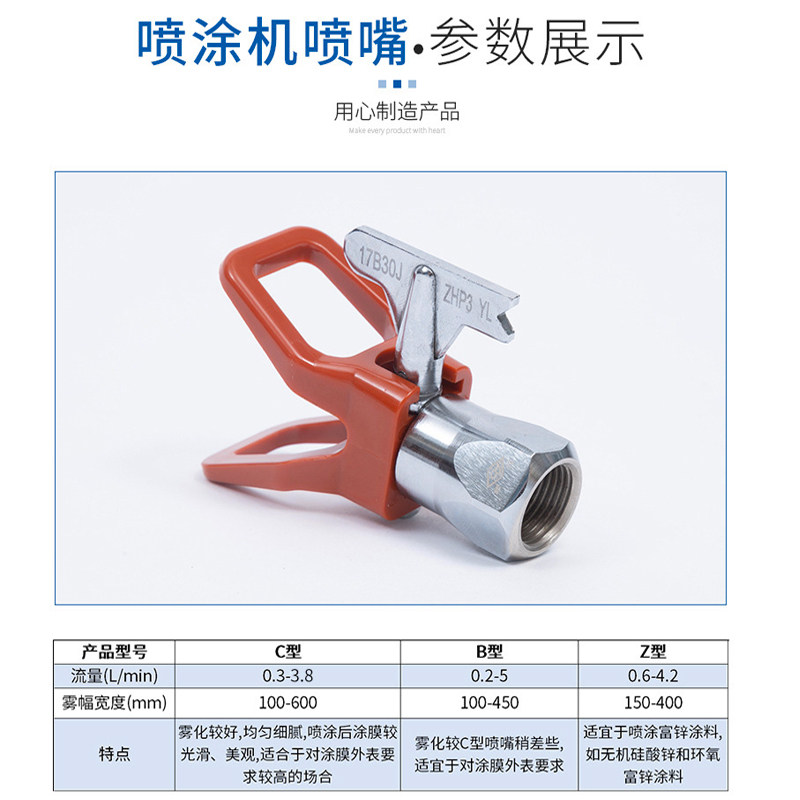长江高压无气喷涂机喷嘴枪嘴喷枪头垫子油漆喷漆机柱式回转ZHP3型,淘宝优惠券,粉丝福利购,淘宝优惠卷