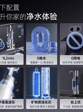家用净水器水龙头厨房自来水过滤器直饮滤水器史蒂夫过滤器过滤芯