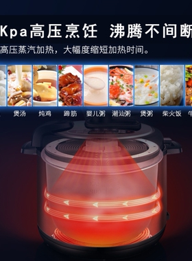 志高新款电压力锅商用家用双胆多功能大容量饭煲自动456L升高压锅