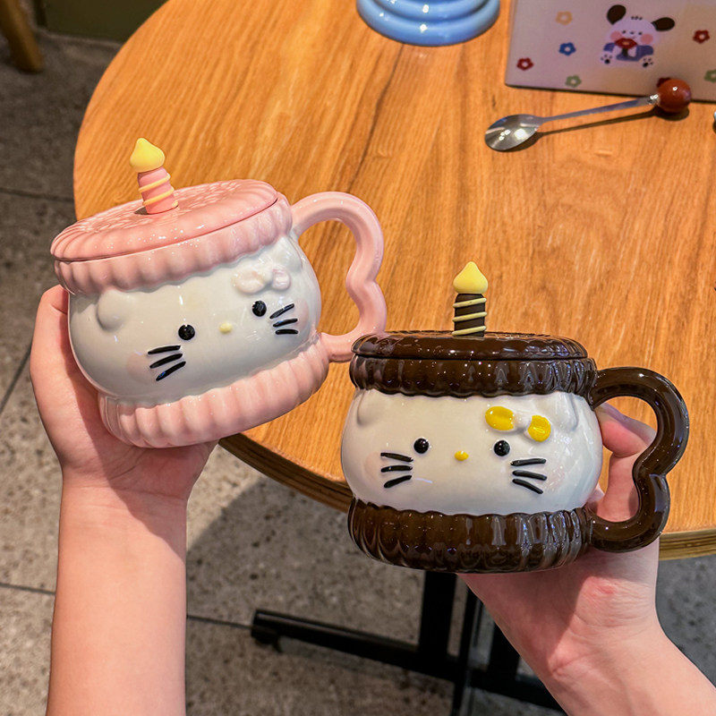 hellokitty系列礼物马克杯子生日礼物女生闺蜜实用哈喽kitty可爱