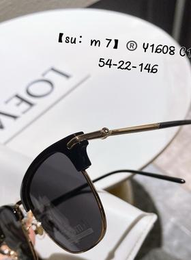 TR眉线半框大脸宽太阳镜偏光男复古风旅行者女墨镜偏光开车驾驶镜