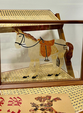 非遗文化手工diy皮影装饰画摆件