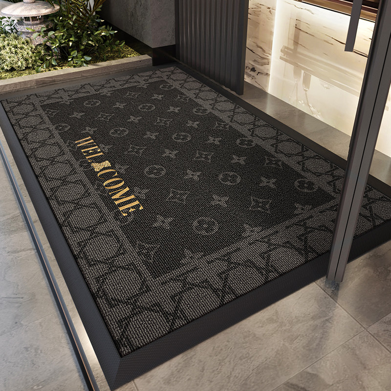 灰色小香风入户门地垫玄关大门口进门脚垫免洗防滑家用加厚门垫子,淘宝优惠券,粉丝福利购,淘宝优惠卷