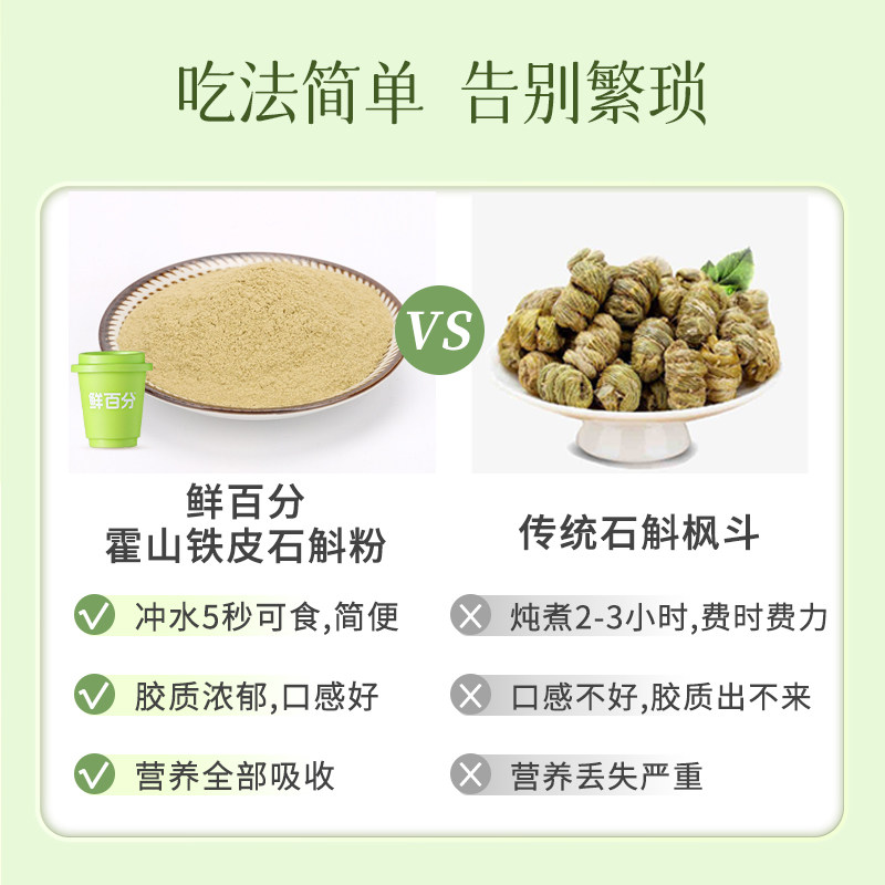  鲜百分石斛/枫斗