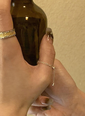 Yooper复古潮流女纯银戒指