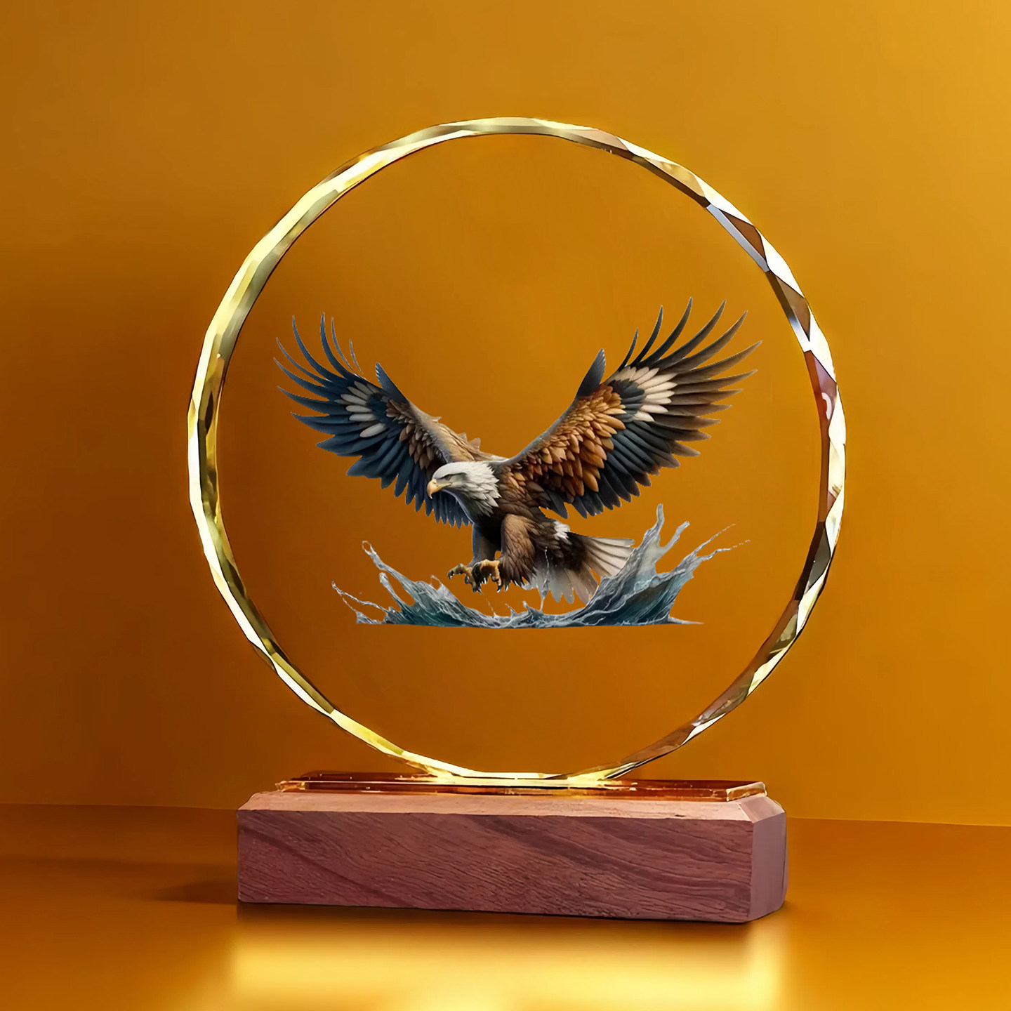 大鹏展翅水晶摆件大展宏图家居装饰放办公室新房酒柜开业乔迁礼品,淘宝优惠券,粉丝福利购,淘宝优惠卷