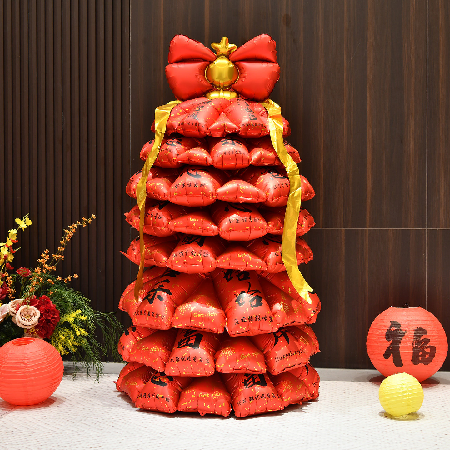 新年春节迎财道具装饰用品铝膜气球元旦装饰布置装扮用品充气用品,淘宝优惠券,粉丝福利购,淘宝优惠卷