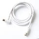 Straight-in, one-bend RF radio frequency cable, TV signal cable TV cable, closed-circuit TV cable, set-top box connection cable
