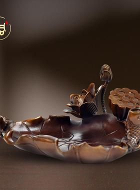 厂家笔洗烟灰缸诺轩铜雕黄铜