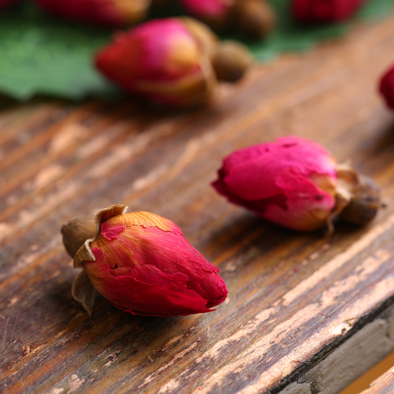 玫瑰花茶干花泡茶重瓣平阴玫瑰罐装白梅花官方旗舰店正品袋泡茶叶 - 图0