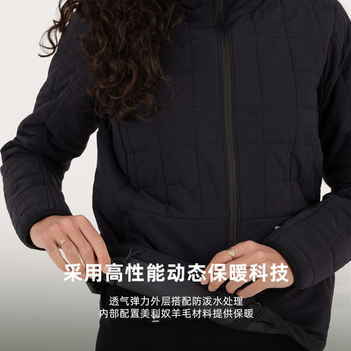 MonsRoyale滑雪中层CANYON美利奴羊毛马甲户外运动保暖层外套女款 - 图1