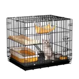 Клетка для кошек, бытовая, крытая, двухслойная, кошачье гнездо, очень большое свободное пространство, складная вилла для кошек, второй этаж, питомник, принадлежности для кошек