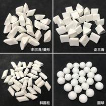 Manufacturer direct sales fine-throw ceramic grinding stone triangle high aluminum porcelain abrasives fine grinding and grinding block polished deburring chamfered chamfered