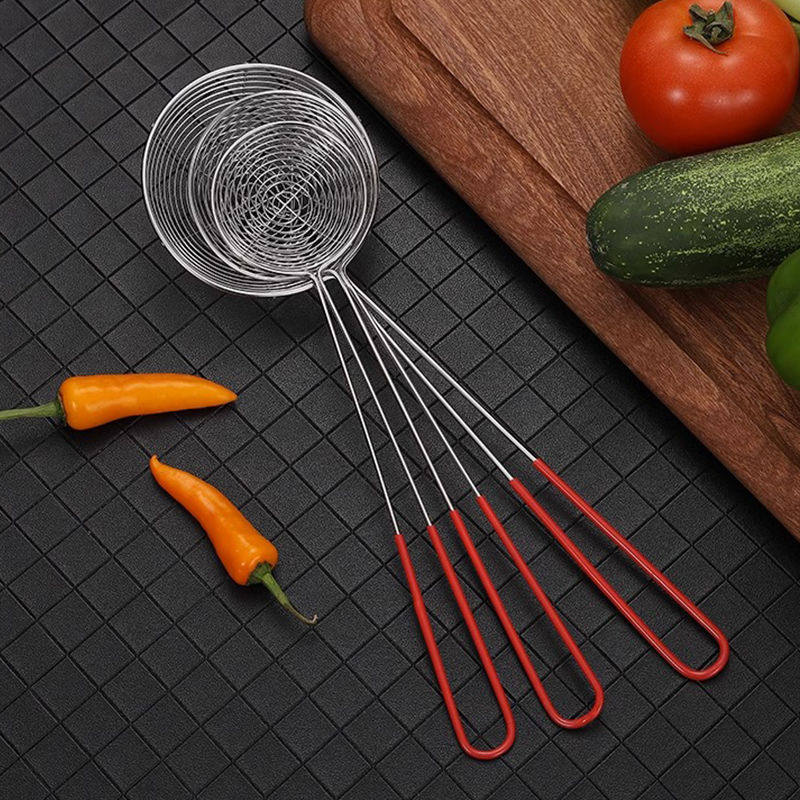 奶茶漏勺不锈钢珍珠勺奶茶店用品特大号红色长柄捞珍珠勺过滤勺子,淘宝优惠券,粉丝福利购,淘宝优惠卷