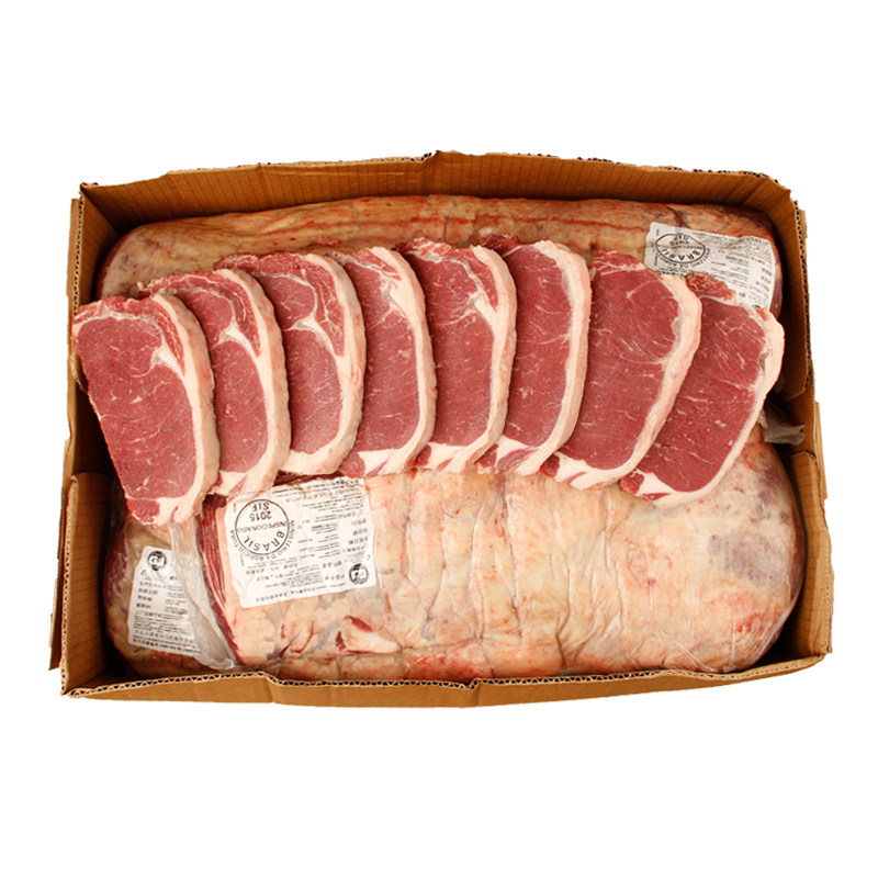 【阿兰那】西冷牛排4kg巴西进口原切牛外脊肉健身轻食餐商用批发