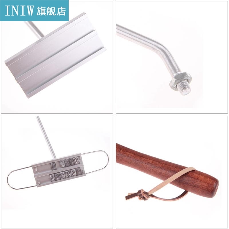 43cm BBQ Branding Iron Tong 55 Letters DIY Barbecue Letter P - 图1