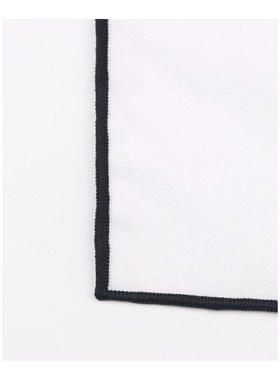 Men's Sunny Style Cotton Handkerchief White Pocket Squar
