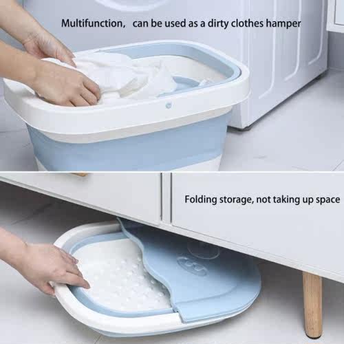 Plastic Foldable Foot Bath Bucket Footbath Massage Wash Basi - 图2