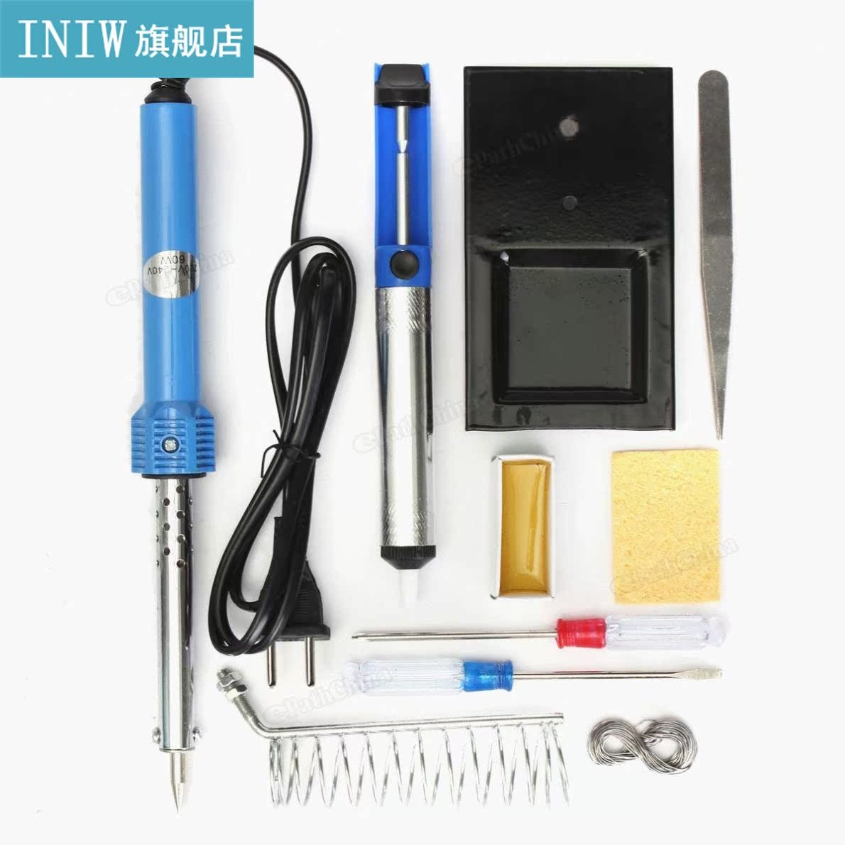 1set 9 In1 220V 60W DIY Electric Solder Starter Tool Kit Set - 图2