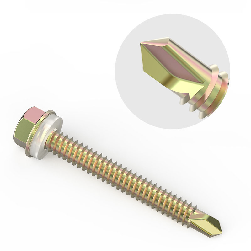 External Hexagon Self-drilling Screw Dovetail Wood Self-tapp-图2