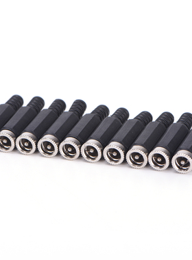 10pcs DC Female Jack Plug Adapter Connector/12V 3A Plastic M