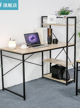 Computer Desk Office Desks With Bookshelf For Home Office Bl