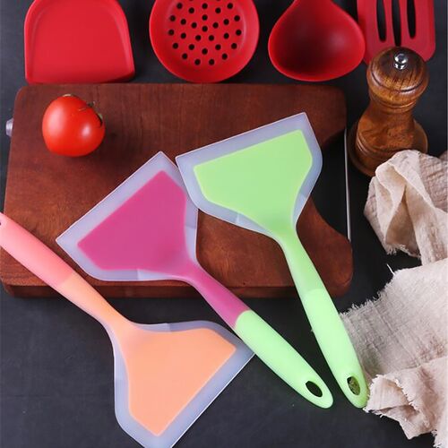 Silicone Spatula Non-stick Wide Turner Heat Resistant Pancak - 图1