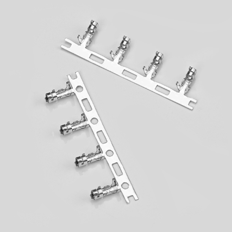 XH2.54接插件连接器簧片插簧端子XH-TJC3磷青铜冷压接线连绕端子 - 图1