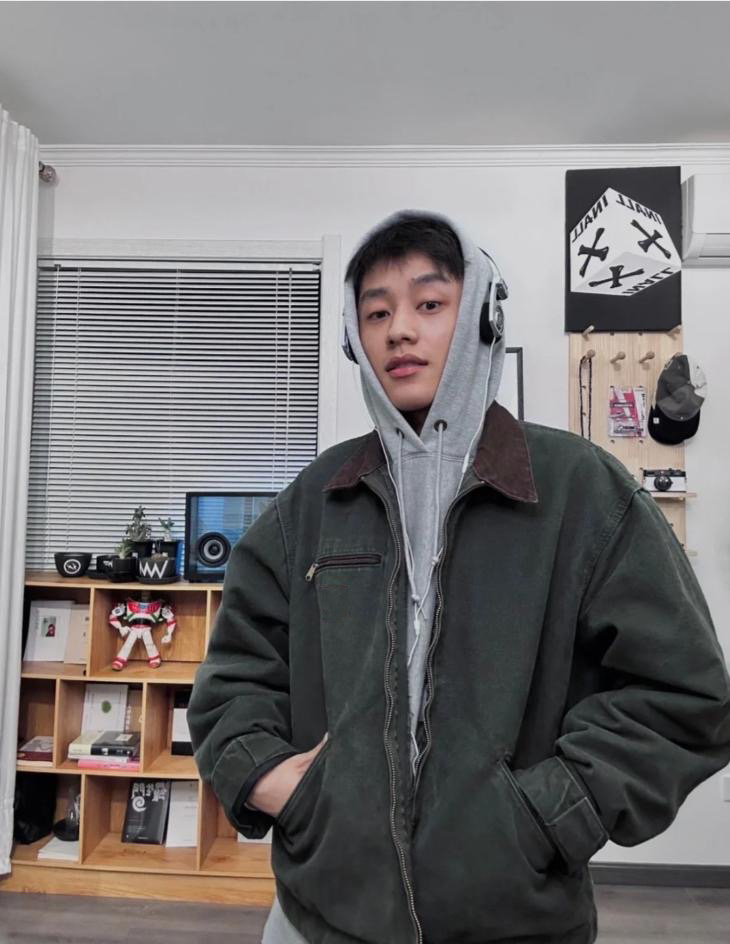春秋重磅美式J97水洗做旧底特律cleanfit帆布工装夹克外套潮情侣-图1