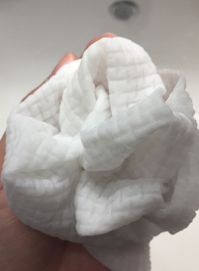 木田森系不起毛不掉絮！加厚棉柔巾洗脸巾一次性洁面巾【6包】