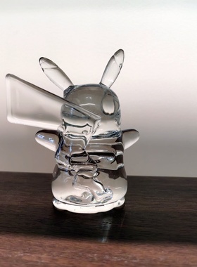 水晶摆件潮流轻奢橱柜桌面皮卡丘