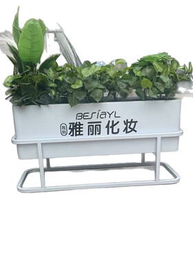 户外不锈钢花架花箱阳台客厅落地花盆庭院花槽围栏隔断种植箱花坛