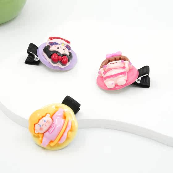 Cute fat girl hairpin cartoon bangs broken hairpin fixed artifact headdress claw clip new hairpin small side clip