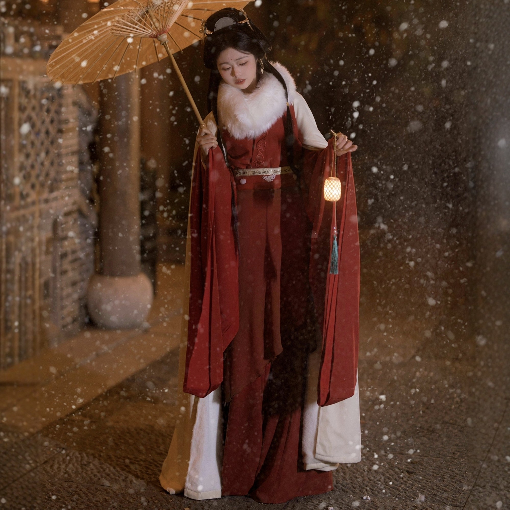 原创汉服女【小玉】山海记魏晋南北朝齐腰粉色战国袍斗篷秋冬季款,淘宝优惠券,粉丝福利购,淘宝优惠卷